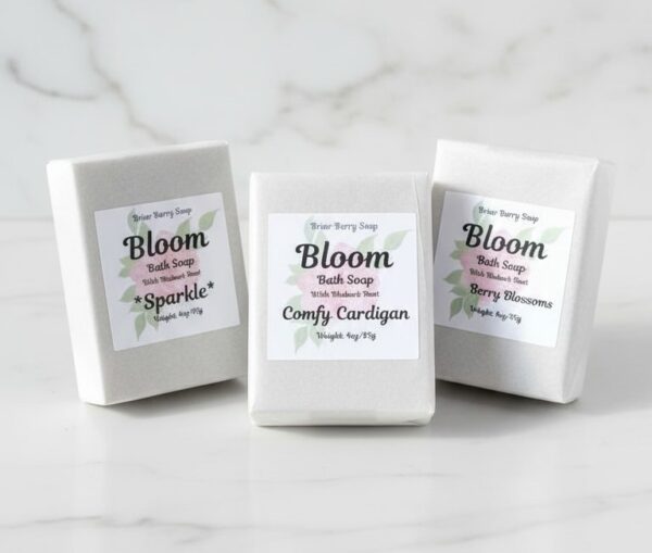 Bloom bath soap